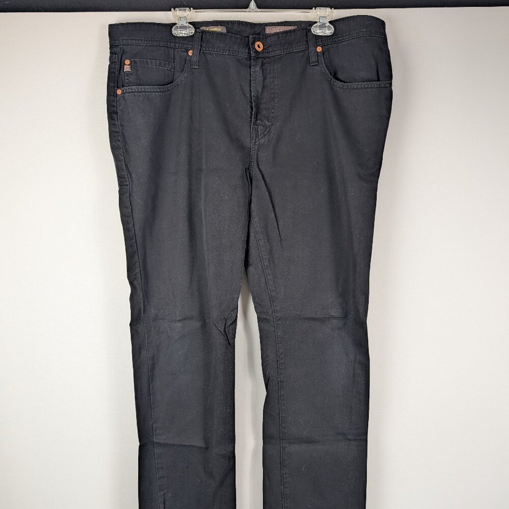 AG Adriano Goldschmied Jeans Mens 40x34 The Protege Straight Leg Black